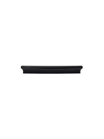Glacier Cabinet Pull - 6 inch Center-to-Center in Flat Black.